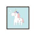 Picture of My Little Unicorn II _GroupedProduct_Square_Mini_ _GroupedProduct_Square_Canvas_Framed_