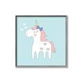 Picture of My Little Unicorn II _GroupedProduct_Square_Mini_ _GroupedProduct_Square_Canvas_Framed_