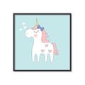 Picture of My Little Unicorn II _GroupedProduct_Square_Mini_ _GroupedProduct_Square_Canvas_Framed_