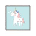 Picture of My Little Unicorn II _GroupedProduct_Square_Mini_ _GroupedProduct_Square_Canvas_Framed_