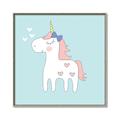Picture of My Little Unicorn II _GroupedProduct_Square_Mini_ _GroupedProduct_Square_Canvas_Framed_