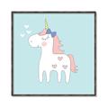 Picture of My Little Unicorn II _GroupedProduct_Square_Mini_ _GroupedProduct_Square_Canvas_Framed_