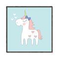 Picture of My Little Unicorn II _GroupedProduct_Square_Mini_ _GroupedProduct_Square_Canvas_Framed_