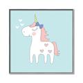 Picture of My Little Unicorn II _GroupedProduct_Square_Mini_ _GroupedProduct_Square_Canvas_Framed_