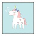 Picture of My Little Unicorn II _GroupedProduct_Square_Mini_ _GroupedProduct_Square_Canvas_Framed_