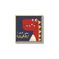 Picture of Red Roar _GroupedProduct_Square_Mini_ _GroupedProduct_Square_Canvas_Framed_