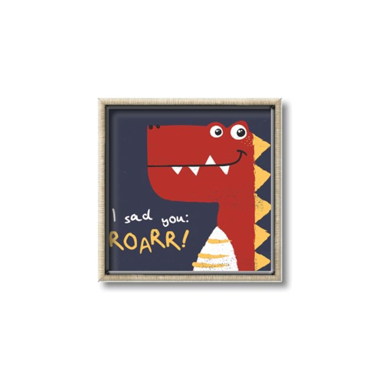Picture of Red Roar _GroupedProduct_Square_Mini_ _GroupedProduct_Square_Canvas_Framed_