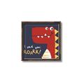 Picture of Red Roar _GroupedProduct_Square_Mini_ _GroupedProduct_Square_Canvas_Framed_