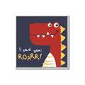 Picture of Red Roar _GroupedProduct_Square_Mini_ _GroupedProduct_Square_Canvas_Framed_
