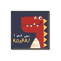 Picture of Red Roar _GroupedProduct_Square_Mini_ _GroupedProduct_Square_Canvas_Framed_