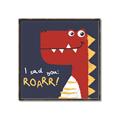 Picture of Red Roar _GroupedProduct_Square_Mini_ _GroupedProduct_Square_Canvas_Framed_