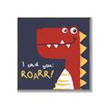 Picture of Red Roar _GroupedProduct_Square_Mini_ _GroupedProduct_Square_Canvas_Framed_
