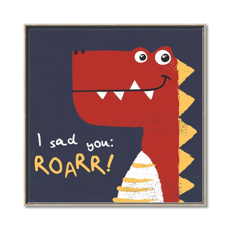 Picture of Red Roar _GroupedProduct_Square_Mini_ _GroupedProduct_Square_Canvas_Framed_