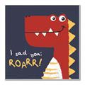 Picture of Red Roar _GroupedProduct_Square_Mini_ _GroupedProduct_Square_Canvas_Framed_