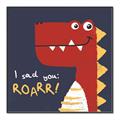 Picture of Red Roar _GroupedProduct_Square_Mini_ _GroupedProduct_Square_Canvas_Framed_