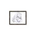 Picture of Polar Bear Mom and Baby _GroupedProduct_Rectangle_Landscape_Mini_ _GroupedProduct_Rectangle_Landscape_Canvas_Framed_