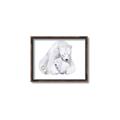 Picture of Polar Bear Mom and Baby _GroupedProduct_Rectangle_Landscape_Mini_ _GroupedProduct_Rectangle_Landscape_Canvas_Framed_