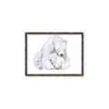 Picture of Polar Bear Mom and Baby _GroupedProduct_Rectangle_Landscape_Mini_ _GroupedProduct_Rectangle_Landscape_Canvas_Framed_