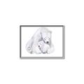 Picture of Polar Bear Mom and Baby _GroupedProduct_Rectangle_Landscape_Mini_ _GroupedProduct_Rectangle_Landscape_Canvas_Framed_