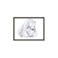 Picture of Polar Bear Mom and Baby _GroupedProduct_Rectangle_Landscape_Mini_ _GroupedProduct_Rectangle_Landscape_Canvas_Framed_