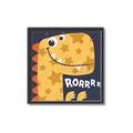 Picture of Yellow Roar _GroupedProduct_Square_Mini_ _GroupedProduct_Square_Canvas_Framed_
