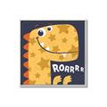 Picture of Yellow Roar _GroupedProduct_Square_Mini_ _GroupedProduct_Square_Canvas_Framed_