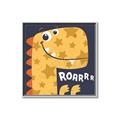Picture of Yellow Roar _GroupedProduct_Square_Mini_ _GroupedProduct_Square_Canvas_Framed_