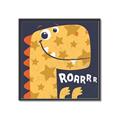 Picture of Yellow Roar _GroupedProduct_Square_Mini_ _GroupedProduct_Square_Canvas_Framed_