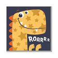Picture of Yellow Roar _GroupedProduct_Square_Mini_ _GroupedProduct_Square_Canvas_Framed_