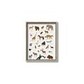Picture of Animal Alphabet _GroupedProduct_Rectangle_Portrait_Canvas_Framed_