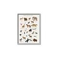 Picture of Animal Alphabet _GroupedProduct_Rectangle_Portrait_Canvas_Framed_