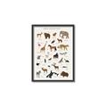 Picture of Animal Alphabet _GroupedProduct_Rectangle_Portrait_Canvas_Framed_