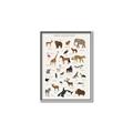Picture of Animal Alphabet _GroupedProduct_Rectangle_Portrait_Canvas_Framed_
