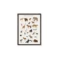Picture of Animal Alphabet _GroupedProduct_Rectangle_Portrait_Canvas_Framed_