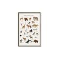 Picture of Animal Alphabet _GroupedProduct_Rectangle_Portrait_Canvas_Framed_
