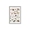 Picture of Animal Alphabet _GroupedProduct_Rectangle_Portrait_Canvas_Framed_