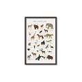 Picture of Animal Alphabet _GroupedProduct_Rectangle_Portrait_Canvas_Framed_