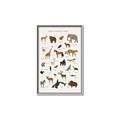 Picture of Animal Alphabet _GroupedProduct_Rectangle_Portrait_Canvas_Framed_
