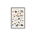 Picture of Animal Alphabet _GroupedProduct_Rectangle_Portrait_Canvas_Framed_