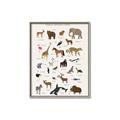 Picture of Animal Alphabet _GroupedProduct_Rectangle_Portrait_Canvas_Framed_