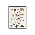 Picture of Animal Alphabet _GroupedProduct_Rectangle_Portrait_Canvas_Framed_