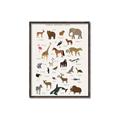 Picture of Animal Alphabet _GroupedProduct_Rectangle_Portrait_Canvas_Framed_