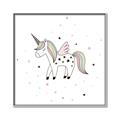 Picture of Be a Unicorn I   _GroupedProduct_Square_Mini_ _GroupedProduct_Square_Canvas_Framed_