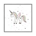Picture of Be a Unicorn I   _GroupedProduct_Square_Mini_ _GroupedProduct_Square_Canvas_Framed_