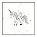 Picture of Be a Unicorn I   _GroupedProduct_Square_Mini_ _GroupedProduct_Square_Canvas_Framed_