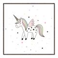 Picture of Be a Unicorn I   _GroupedProduct_Square_Mini_ _GroupedProduct_Square_Canvas_Framed_