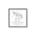 Picture of Be a Unicorn II _GroupedProduct_Square_Mini_ _GroupedProduct_Square_Canvas_Framed_