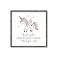 Picture of Be a Unicorn II _GroupedProduct_Square_Mini_ _GroupedProduct_Square_Canvas_Framed_