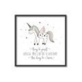 Picture of Be a Unicorn II _GroupedProduct_Square_Mini_ _GroupedProduct_Square_Canvas_Framed_