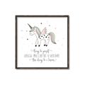 Picture of Be a Unicorn II _GroupedProduct_Square_Mini_ _GroupedProduct_Square_Canvas_Framed_